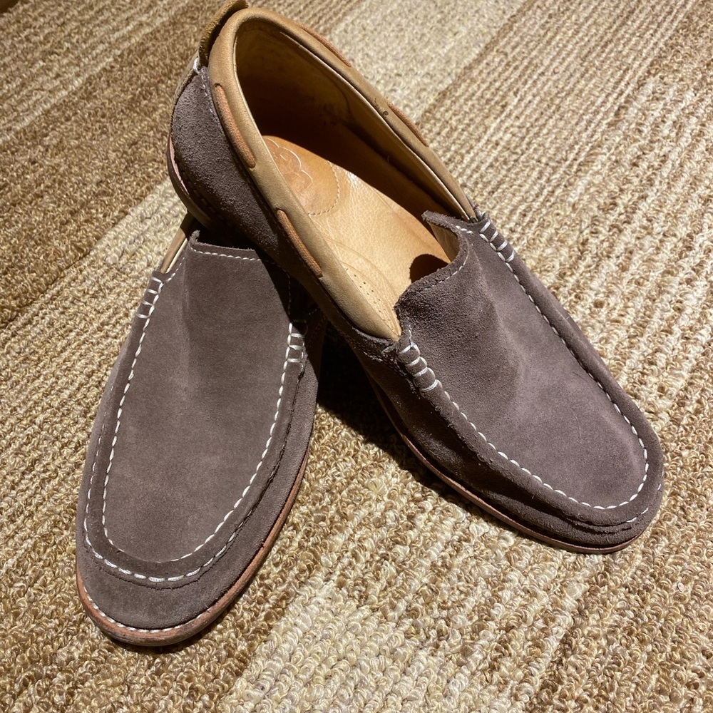 UGG men’s suede slip-ons